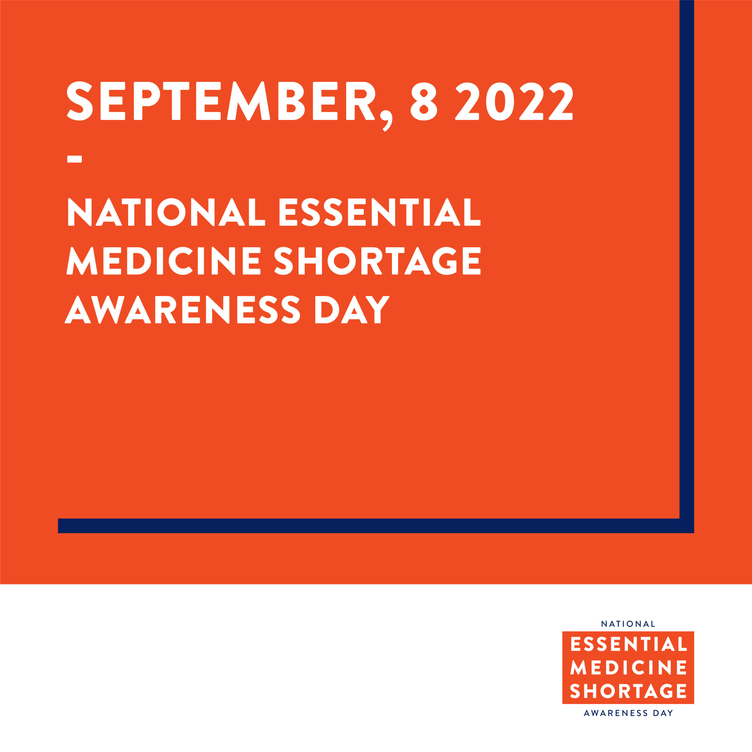 essential medicines shortage announcement 1